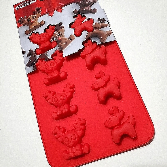 NEW SET OF 3 SILICONE CHOCOLATE MOLD (22 CAVITIES) -  6 DESIGNS - Picture 4 of 15